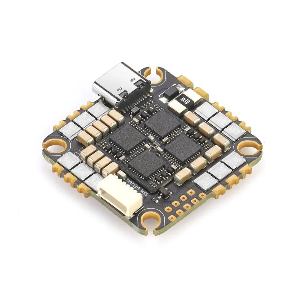 Контроллер полета Mamba MK5 G4 AIO Alpha Dshot2400 25,5 × 25,5 мм с ESC 40A 4-6S для гоночного дрона RC FPV
Контроллер полета Mamba MK5 G4 AIO Alpha Dshot2400 25,5 × 25,5 мм с ESC 40A 4-6S для гоночного дрона RC FPV