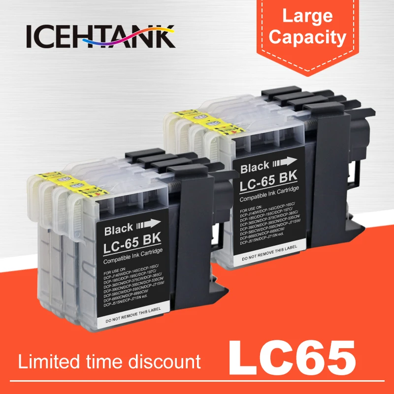 ICEHTANK LC11 LC16 LC38 LC61 LC65 LC67 LC980 LC990 LC1100 Ink Cartridge For Brother DCP-145C 185C 385C 535CN 585CW 6690CN 6690CW
ICEHTANK LC11 LC16 LC38 LC61 LC65 LC67 LC980 LC990 LC1100 Ink Cartridge For Brother DCP-145C 185C 385C 535CN 585CW 6690CN 6690CW