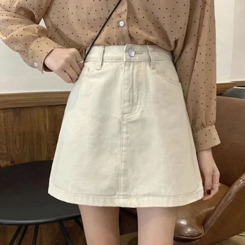Hot Sale Summer Lady Classic Fashion Denim Skirt Girls High Waist Thin A-line Skirts Female Korean Casual Solid Jeans Dress
Hot Sale Summer Lady Classic Fashion Denim Skirt Girls High Waist Thin A-line Skirts Female Korean Casual Solid Jeans Dress