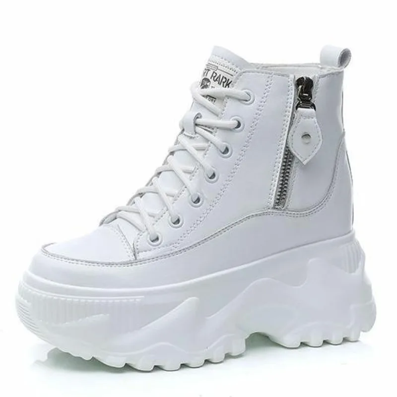 8CM Genuine Leather Women Chunky Sneaker Spring Autumn Winter Plush Warm Casual Ankle Booties Platform Wedge New Fashion Shoes
8CM Genuine Leather Women Chunky Sneaker Spring Autumn Winter Plush Warm Casual Ankle Booties Platform Wedge New Fashion Shoes