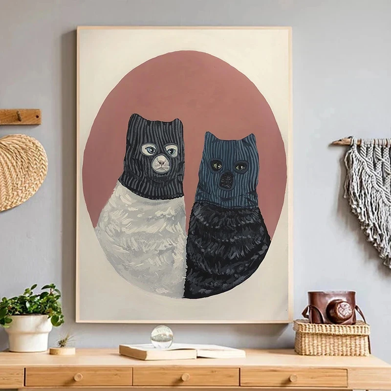 Cat with Mask Canvas Painting Posters Prints Thief Cat Animal Modern Nordic Wall Pictures Art for Kids Room Bedroom Home Decor
Cat with Mask Canvas Painting Posters Prints Thief Cat Animal Modern Nordic Wall Pictures Art for Kids Room Bedroom Home Decor