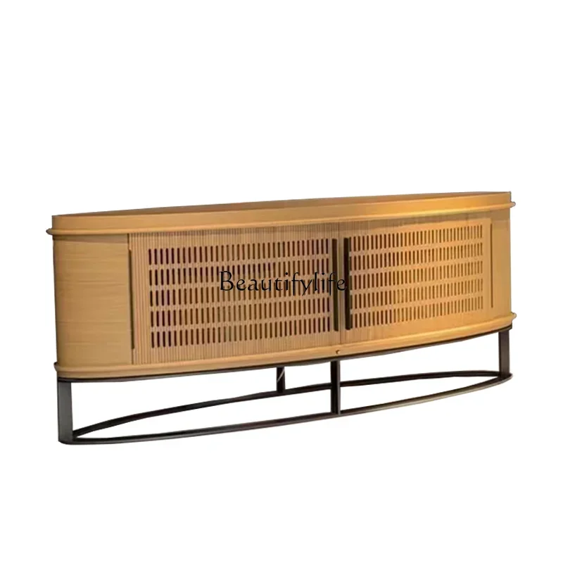 54Medieval solid wood living room roll draw dining side cabinet double door tea set storage side cabinet
54Medieval solid wood living room roll draw dining side cabinet double door tea set storage side cabinet