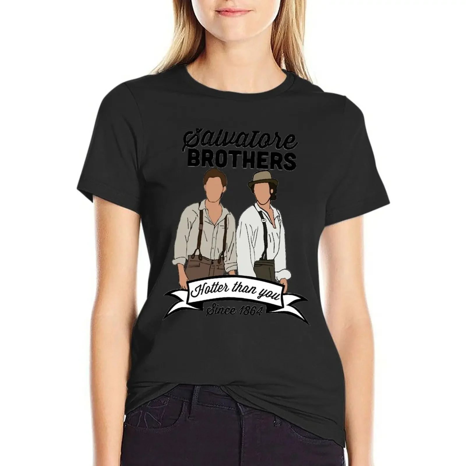 Salvatore brothers T-Shirt shirts graphic tees anime summer clothes animal prinfor Women t shirt
Salvatore brothers T-Shirt shirts graphic tees anime summer clothes animal prinfor Women t shirt