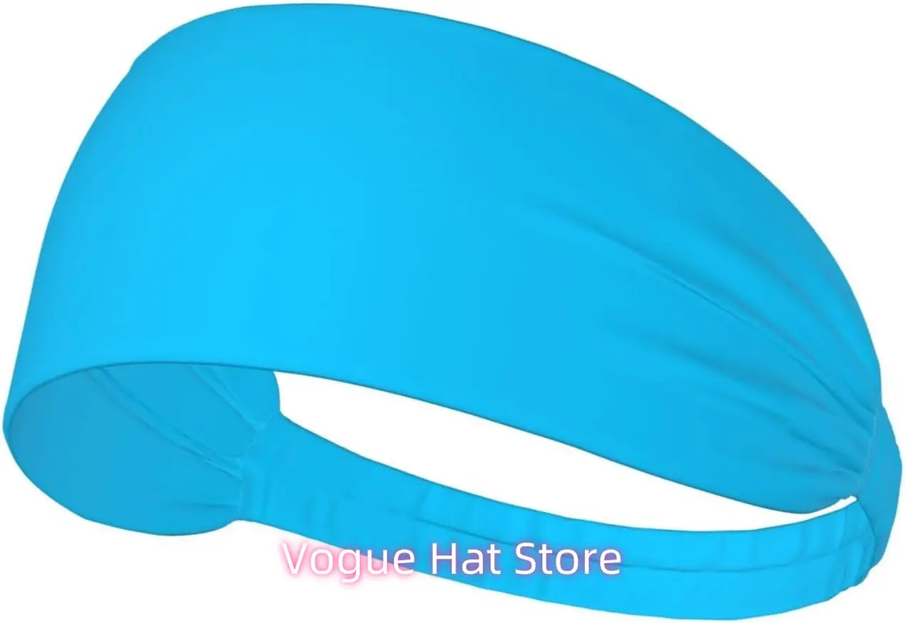 Solid Color Light Blue Elastic Exercise Headband, Fitness Exercise Yoga Cycling Headband, Outdoor Sports Elastic Sweat-Absorbing
Solid Color Light Blue Elastic Exercise Headband, Fitness Exercise Yoga Cycling Headband, Outdoor Sports Elastic Sweat-Absorbing