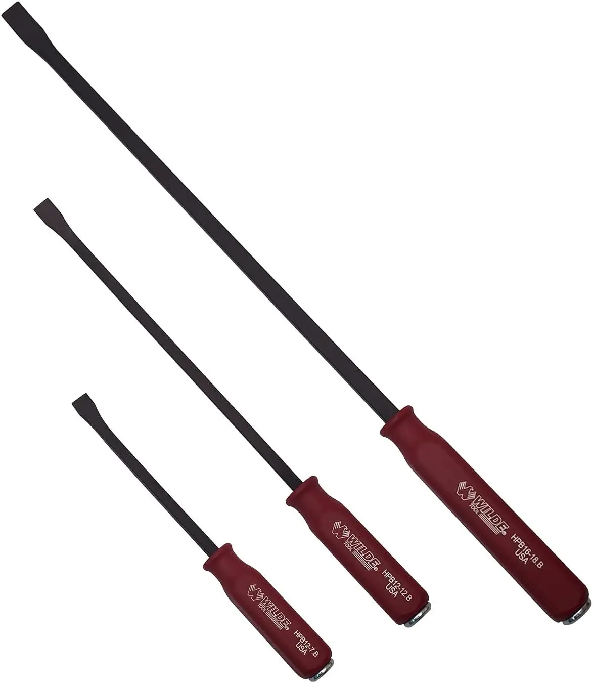3-Piece Hard Cap Pry Bar Set - 12", 17" & 25" Bars for Heavy Duty Demolition
3-Piece Hard Cap Pry Bar Set - 12", 17" & 25" Bars for Heavy Duty Demolition