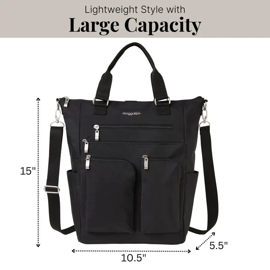 All Set 3 in 1 Tote Backpack 15x10.5 Lightweight Travel Bag w RFID Phone Wristlet
All Set 3 in 1 Tote Backpack 15x10.5 Lightweight Travel Bag w RFID Phone Wristlet