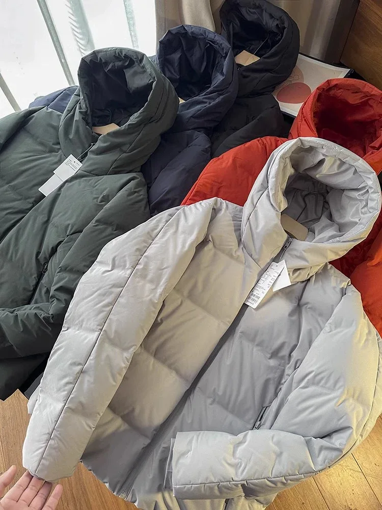 Unisex Loose Fit Thick Warm Hooded down Jacket Wood Giant 999 Winter Coat Lightweight Yet Insulating Casual Style Zipper Closure
Unisex Loose Fit Thick Warm Hooded down Jacket Wood Giant 999 Winter Coat Lightweight Yet Insulating Casual Style Zipper Closure