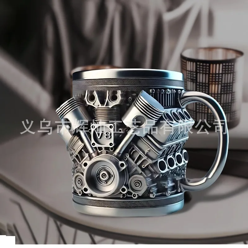 ДЛЯ V8/V6 Блок двигателя, полимерная кружка, высококачественная механическая художественная чашка, подарок для любителей автомобилей
ДЛЯ V8/V6 Блок двигателя, полимерная кружка, высококачественная механическая художественная чашка, подарок для любителей автомобилей