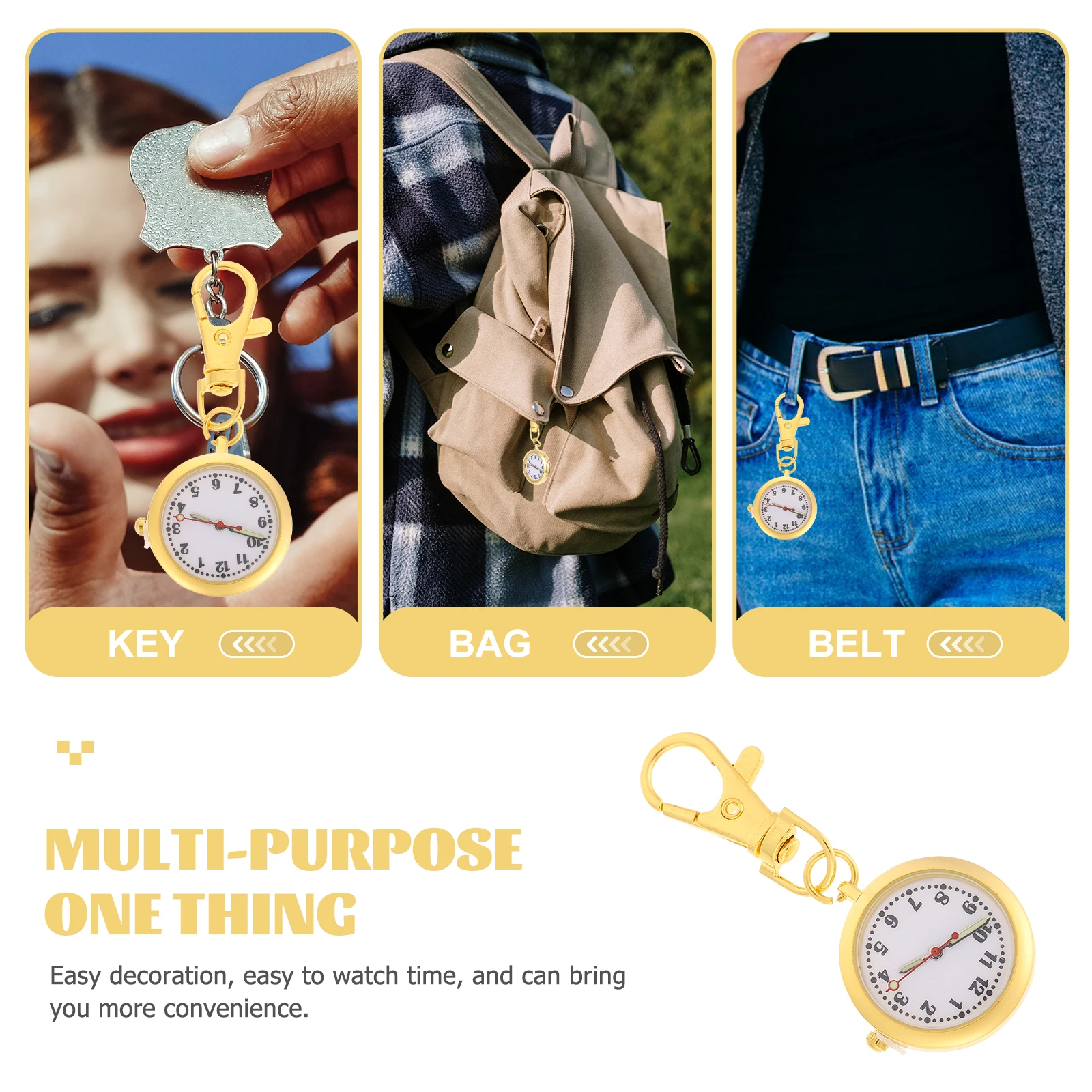 Nurse Watch Watches for Nurses Nursing Student Practitioner Pocket Clip-on Fob Keychain
Nurse Watch Watches for Nurses Nursing Student Practitioner Pocket Clip-on Fob Keychain