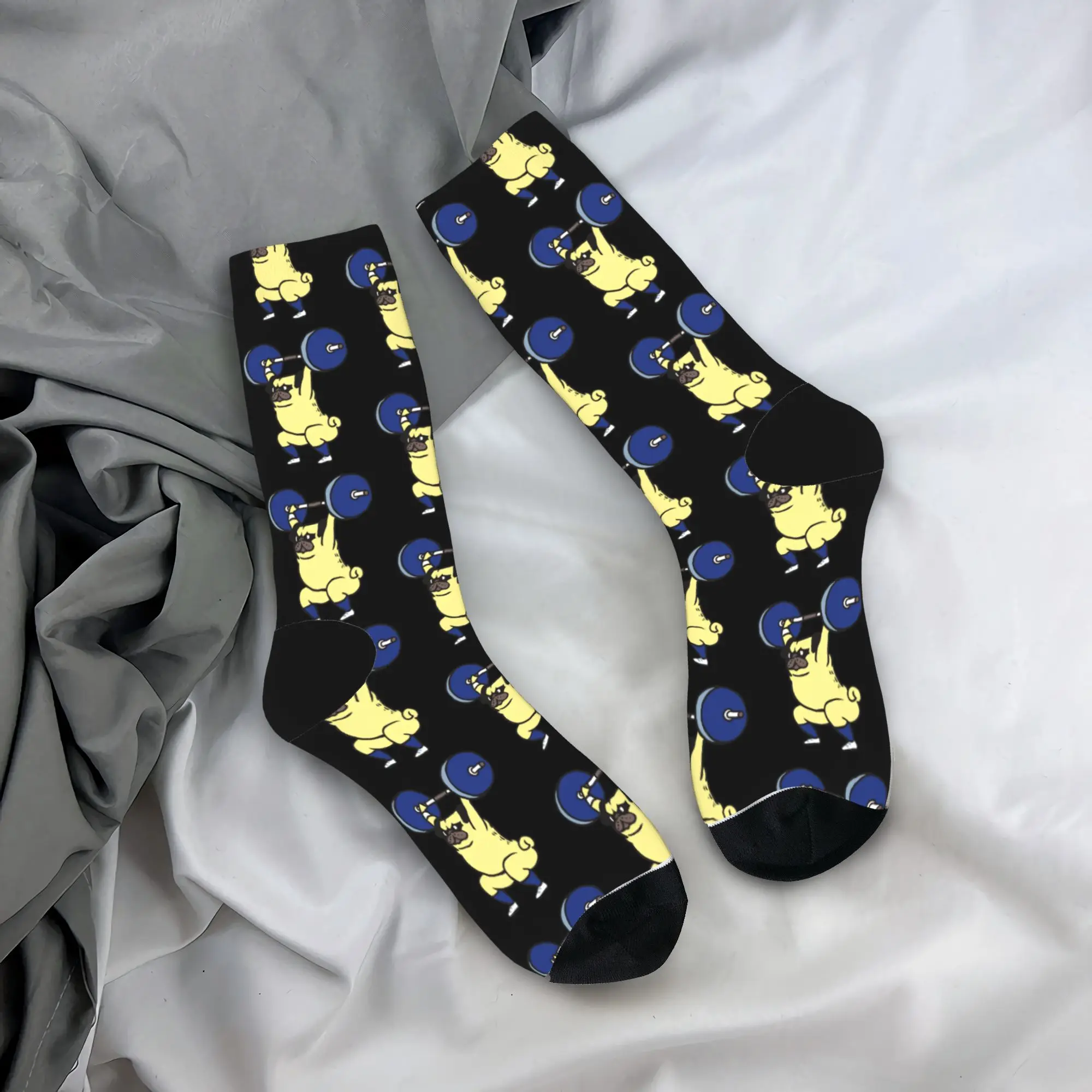 Funny The Snatch Weightlifting Pug Basketball Socks Polyester Long Socks for Women Men Breathable
Funny The Snatch Weightlifting Pug Basketball Socks Polyester Long Socks for Women Men Breathable