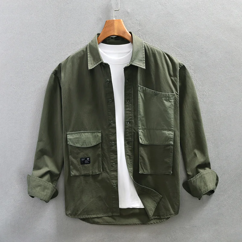 2023 New Summer Khaki Casual Safari Style Shirts for Men Pure Cotton High Quality Outside Workwear Multi-pocket
2023 New Summer Khaki Casual Safari Style Shirts for Men Pure Cotton High Quality Outside Workwear Multi-pocket