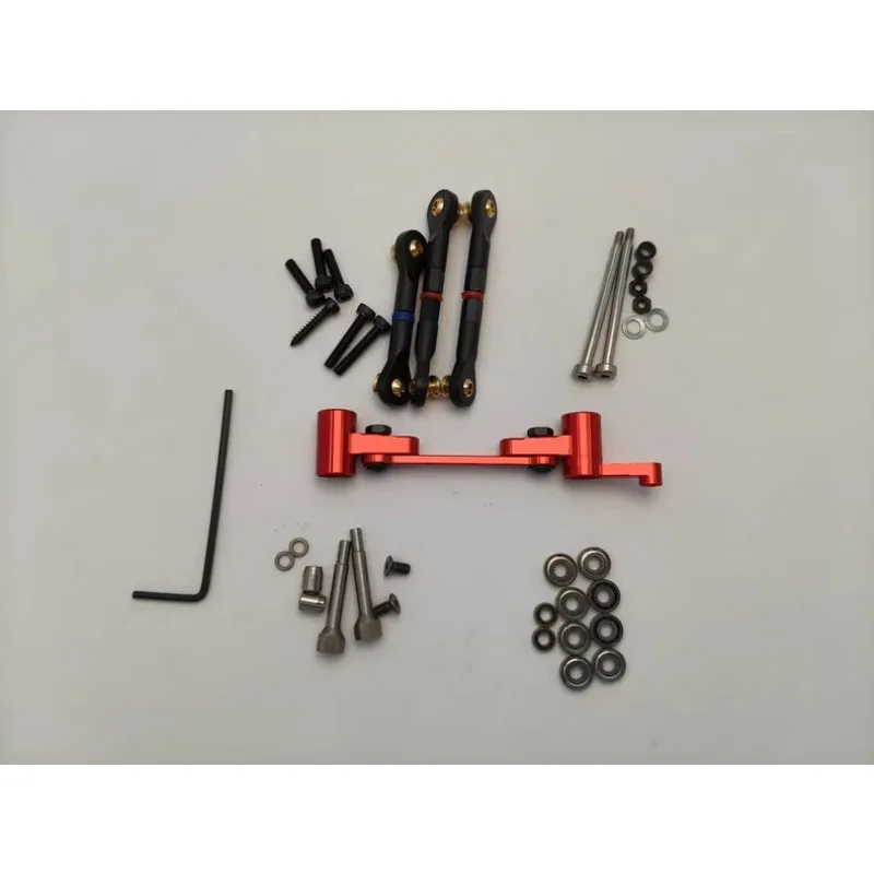 For MJX 14211/10/09 Metal Steering Kit Reduce Virtual Position Steering Assembly Compatible with Ultimate Bearing Version RC Car
For MJX 14211/10/09 Metal Steering Kit Reduce Virtual Position Steering Assembly Compatible with Ultimate Bearing Version RC Car