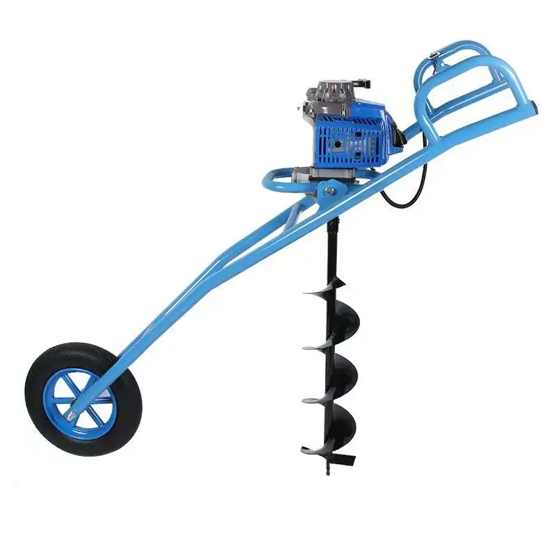 2 Stroke Hand Push Ground Hole Drilling Machine Bore Hole Drilling Machine Earth Augers for Tree Planting 
2 Stroke Hand Push Ground Hole Drilling Machine Bore Hole Drilling Machine Earth Augers for Tree Planting