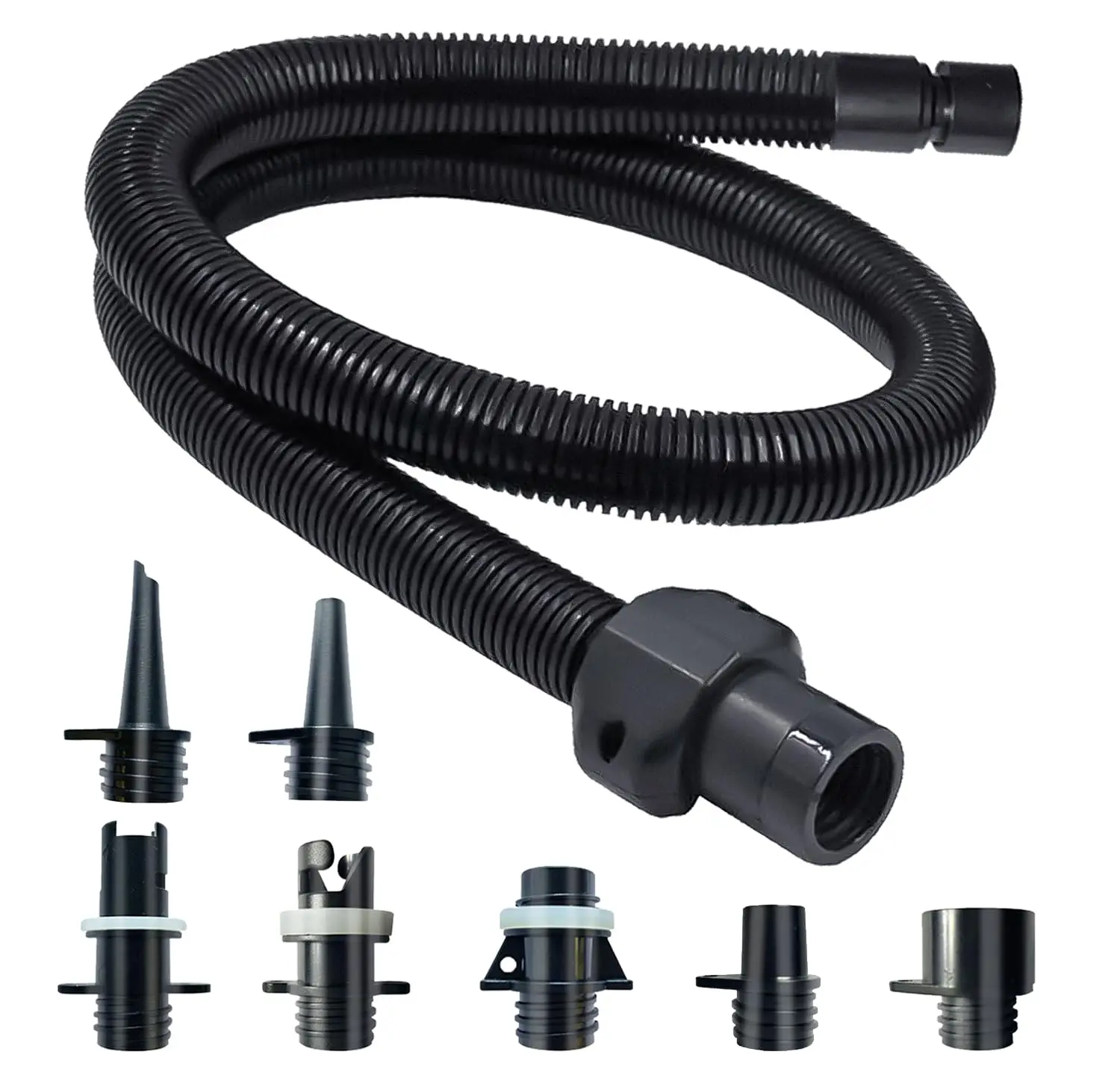 ZAFIED Paddle Board Pump Adapter Hose, Sup Pump Adaptor Hose Kit with 7 Air Valve Nozzles, Electric Air Pump Accessories Fit
ZAFIED Paddle Board Pump Adapter Hose, Sup Pump Adaptor Hose Kit with 7 Air Valve Nozzles, Electric Air Pump Accessories Fit