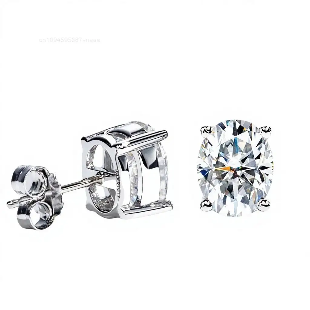 European American Fashion Luxury 10K Platinum 925 Silver Moissanite Earrings Simple Versatile Multi-Size Cross-Border Wholesale
European American Fashion Luxury 10K Platinum 925 Silver Moissanite Earrings Simple Versatile Multi-Size Cross-Border Wholesale