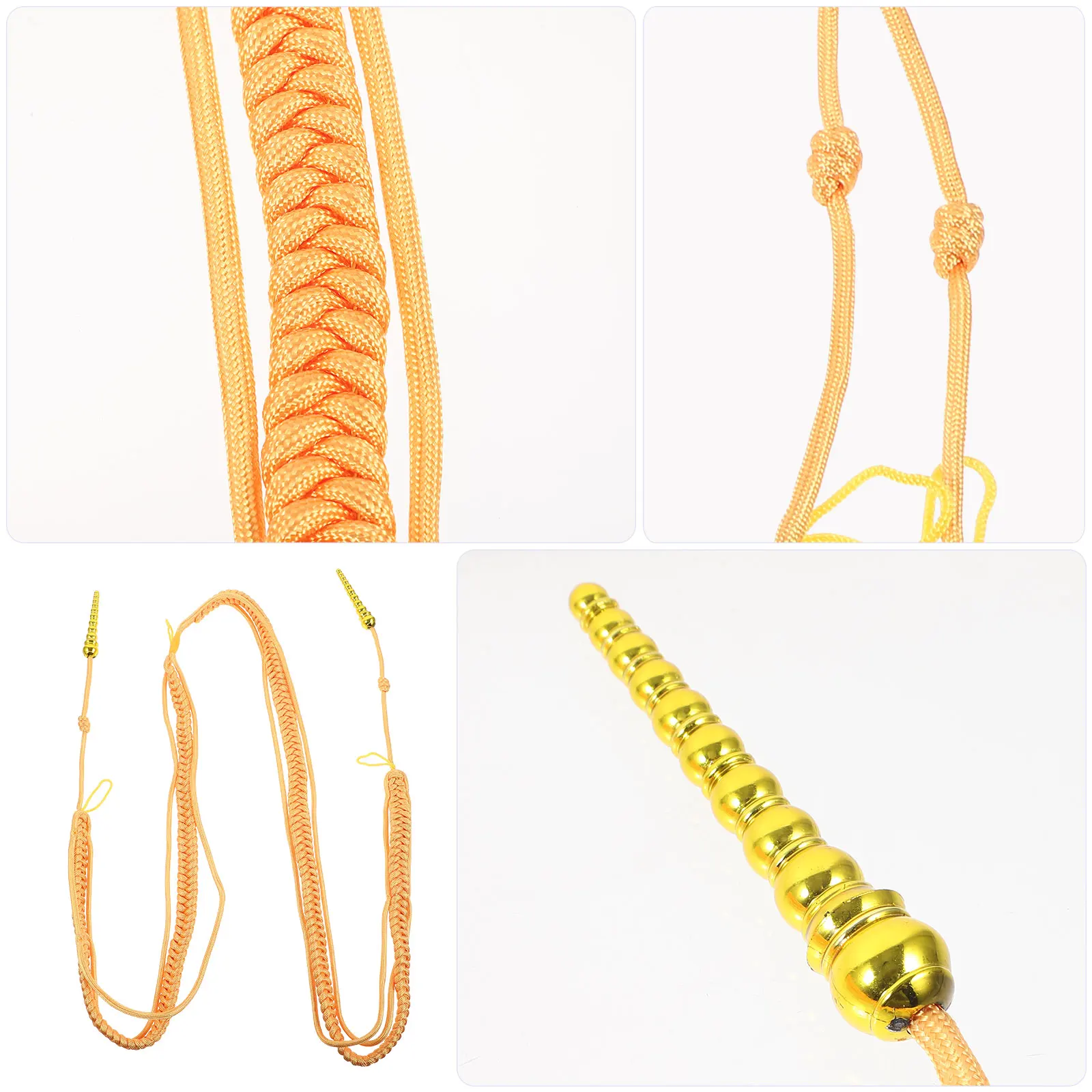 Gold Aiguillette Shoulder Epaulets Formal Dress Uniform Honor Cord Yellow Plastic Pendant Long Style Braided Epaulettes Stage
Gold Aiguillette Shoulder Epaulets Formal Dress Uniform Honor Cord Yellow Plastic Pendant Long Style Braided Epaulettes Stage