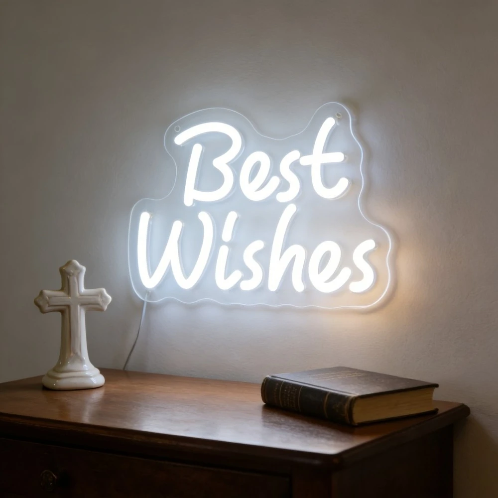 Светодиодная неоновая вывеска с регулируемой яркостью Best Wishes, питание от USB, декор для стен, идеальный подарок на свадьбу, годовщину, для спальни, гостиной
Светодиодная неоновая вывеска с регулируемой яркостью Best Wishes, питание от USB, декор для стен, идеальный подарок на свадьбу, годовщину, для спальни, гостиной