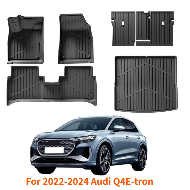 Suitable for 2022-2024 Audi Q4E-tron car floor mats, four-season waterproof TPE floor mats, trunk mats, seat back mats
Suitable for 2022-2024 Audi Q4E-tron car floor mats, four-season waterproof TPE floor mats, trunk mats, seat back mats