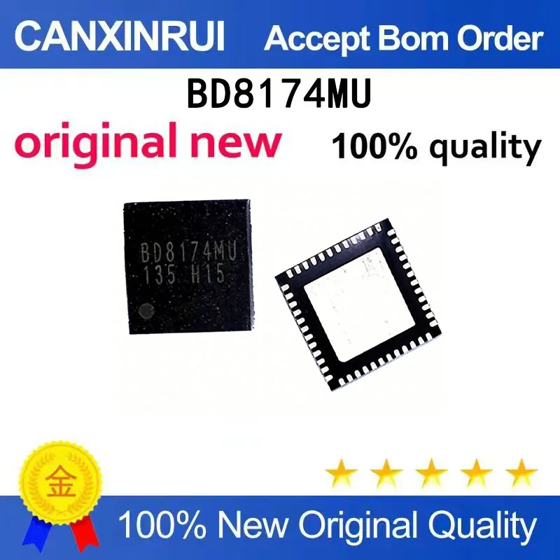 (5-100 PCS) New stock BD8174MUV-E2 BD8174MU QFN
(5-100 PCS) New stock BD8174MUV-E2 BD8174MU QFN