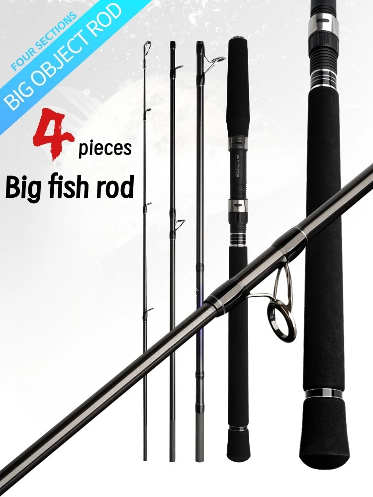 LanYue 1.98/2.1/2.4m 4 section portable travel spinning heavy lure rod high carbon H hard power fast sea water boat fishing pole
LanYue 1.98/2.1/2.4m 4 section portable travel spinning heavy lure rod high carbon H hard power fast sea water boat fishing pole