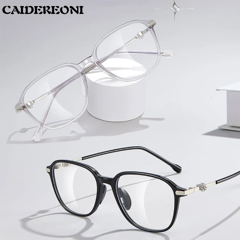 CAIDERONI Women Style Large Frame with Diamonds Read Anti-blue Light Glasses with Progressive Prescription Photochromic 210484
CAIDERONI Women Style Large Frame with Diamonds Read Anti-blue Light Glasses with Progressive Prescription Photochromic 210484