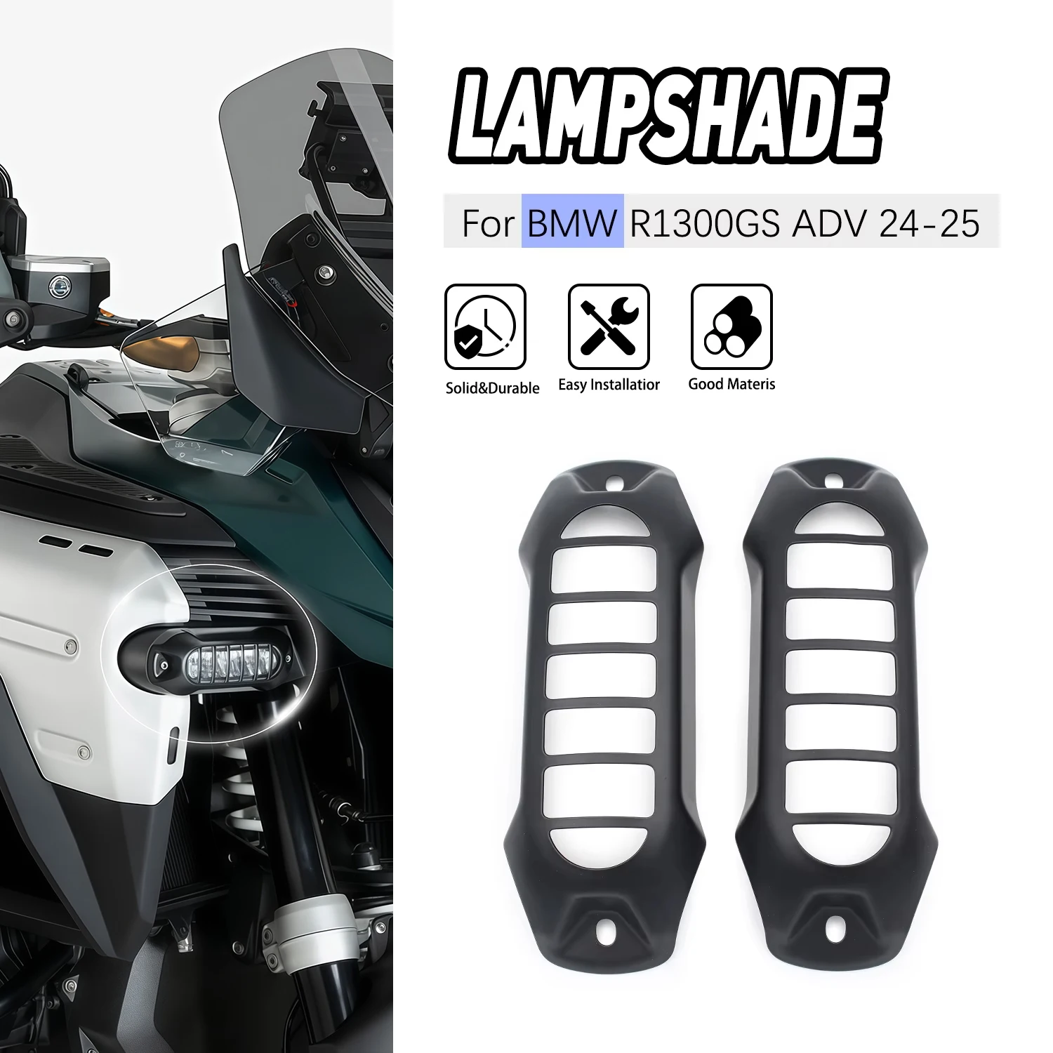 Turning LED Auxiliary Protector Light Iron Motorcycle Accessories Lamp Guards For BMW R 1300 GS Adventure R1300GS ADV 2024 2025
Turning LED Auxiliary Protector Light Iron Motorcycle Accessories Lamp Guards For BMW R 1300 GS Adventure R1300GS ADV 2024 2025