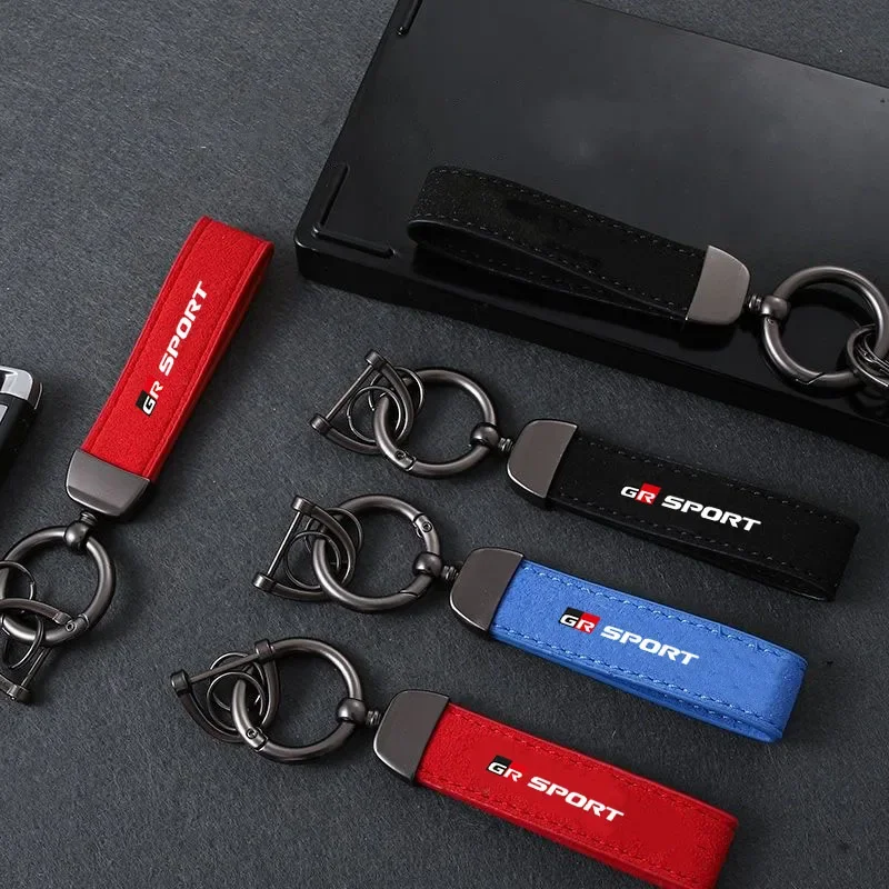 Car Suede Keychain Sport Key Ring Custom Gift With Logo For Toyota GR Gazoo Racing Supra Corolla Auris Camry Parts Sport 86
Car Suede Keychain Sport Key Ring Custom Gift With Logo For Toyota GR Gazoo Racing Supra Corolla Auris Camry Parts Sport 86