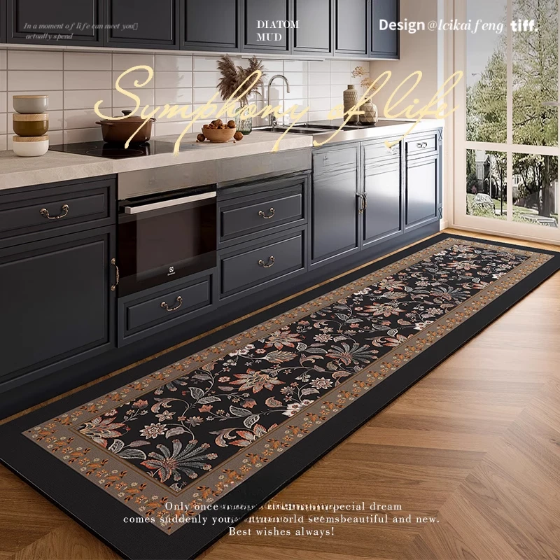 Diatom mud American style light luxury kitchen anti slip and erasable foot mat, absorbent and oil absorbing carpet
Diatom mud American style light luxury kitchen anti slip and erasable foot mat, absorbent and oil absorbing carpet