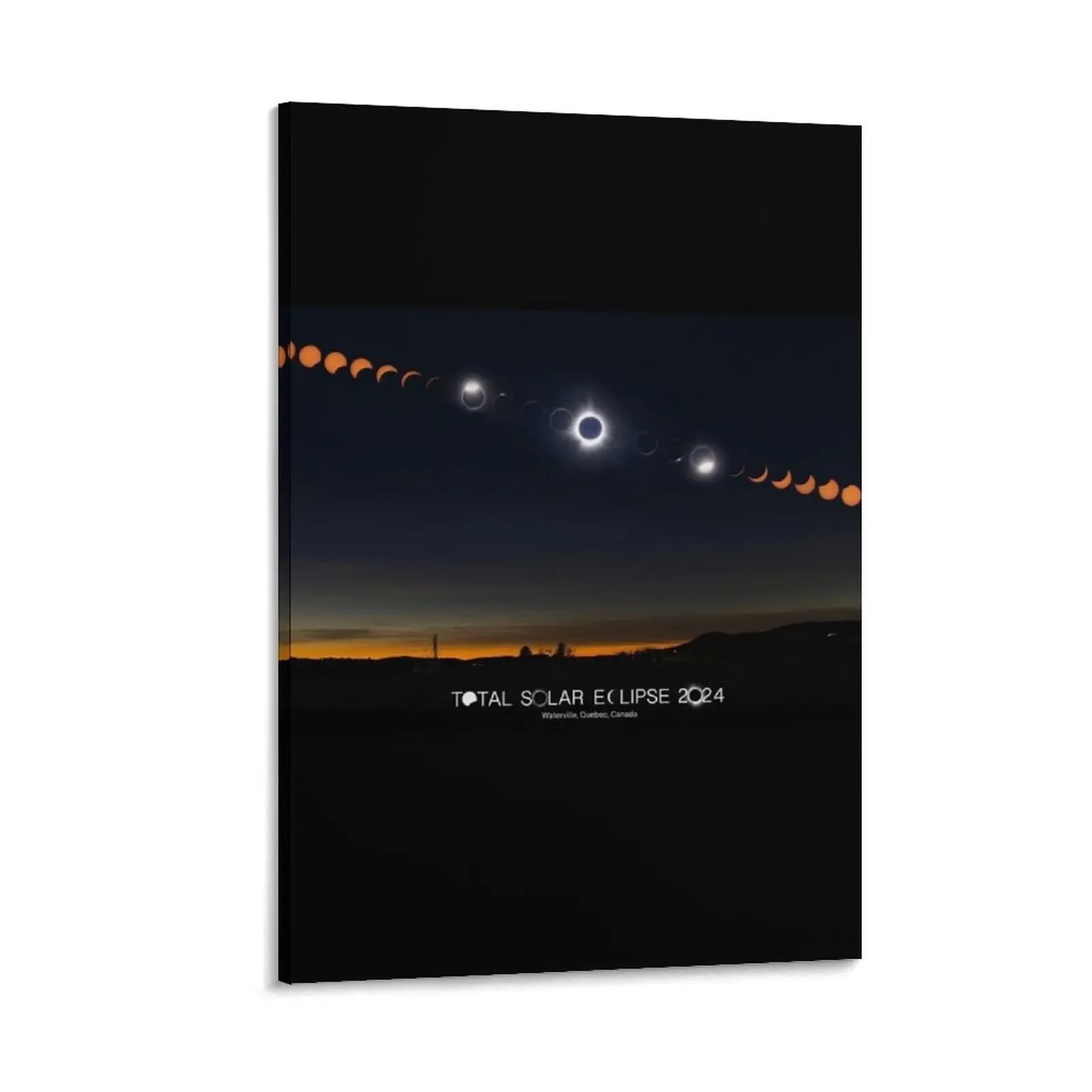 Total Solar Eclipse 2024 Canvas Painting Decor for room pictures for wall
Total Solar Eclipse 2024 Canvas Painting Decor for room pictures for wall