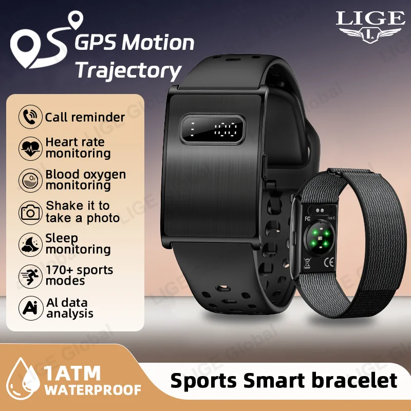 Смарт-браслет LIGE GPS Sport Tracker для мужчин и женщин: отслеживание пульса, давления, AI-анализ здоровья, шагомер, напоминания о звонках, фитнес-функции
Смарт-браслет LIGE GPS Sport Tracker для мужчин и женщин: отслеживание пульса, давления, AI-анализ здоровья, шагомер, напоминания о звонках, фитнес-функции
