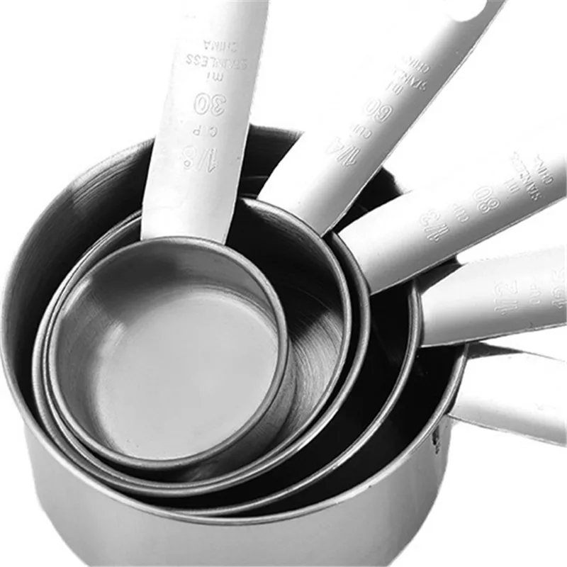 5/6Pcs Stainless Steel Measuring Scoops Set Kitchen Baking Tool Measuring Spoons Stackable Kitchen Measuring Spoon Set
5/6Pcs Stainless Steel Measuring Scoops Set Kitchen Baking Tool Measuring Spoons Stackable Kitchen Measuring Spoon Set