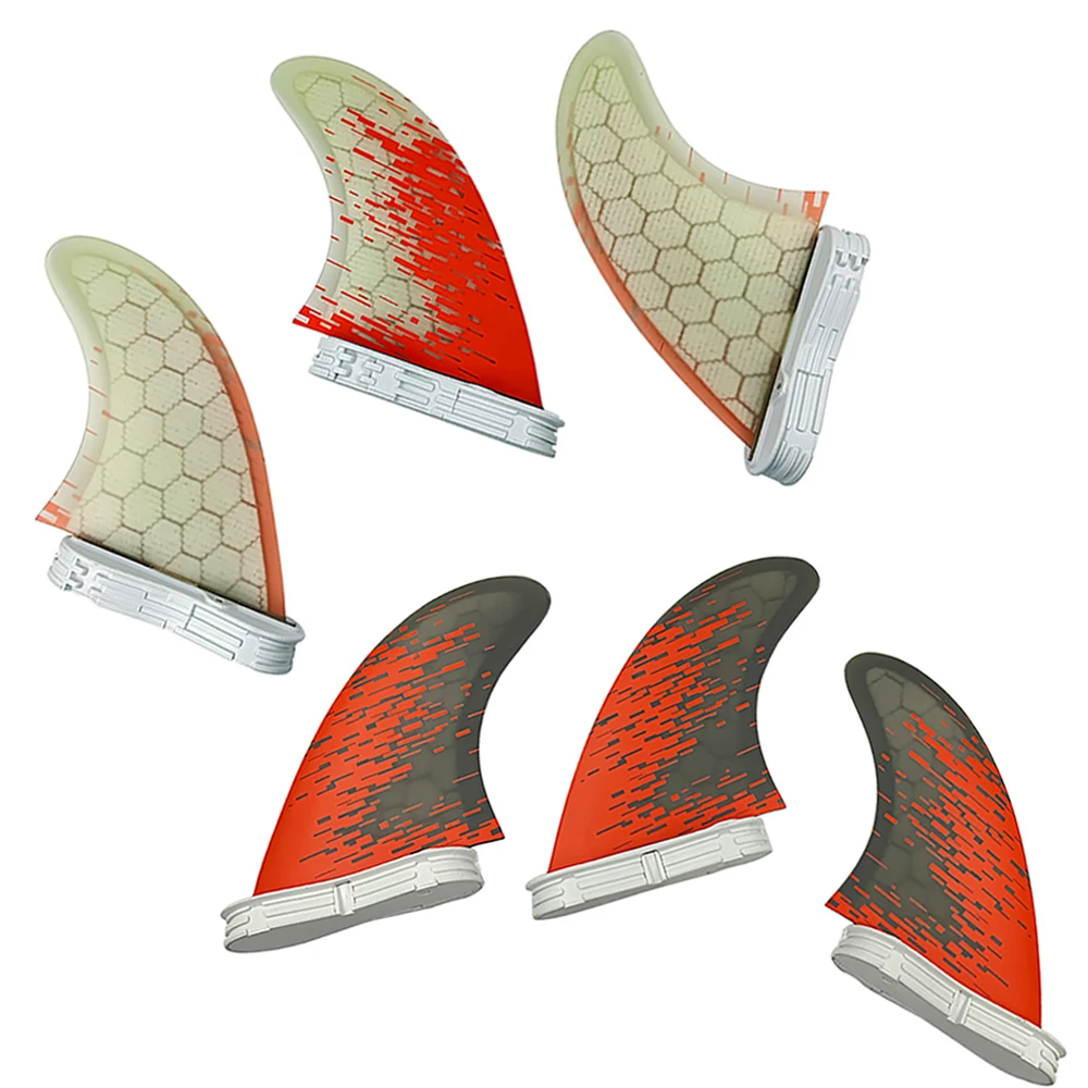 Surfboard Fins Medium/Large Size UPSURF FCS 2 Surfing Fins White/Gray Tri Fins Double Tabs 2 Fibreglass Honeycomb Surfing Fins
Surfboard Fins Medium/Large Size UPSURF FCS 2 Surfing Fins White/Gray Tri Fins Double Tabs 2 Fibreglass Honeycomb Surfing Fins