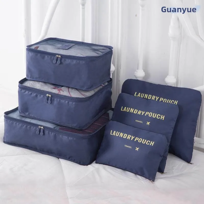 Travel Clothes Storage Bag Portable Business Trip Underwear Sorting Six-Piece Storage Bag Luggage Organizer
Travel Clothes Storage Bag Portable Business Trip Underwear Sorting Six-Piece Storage Bag Luggage Organizer