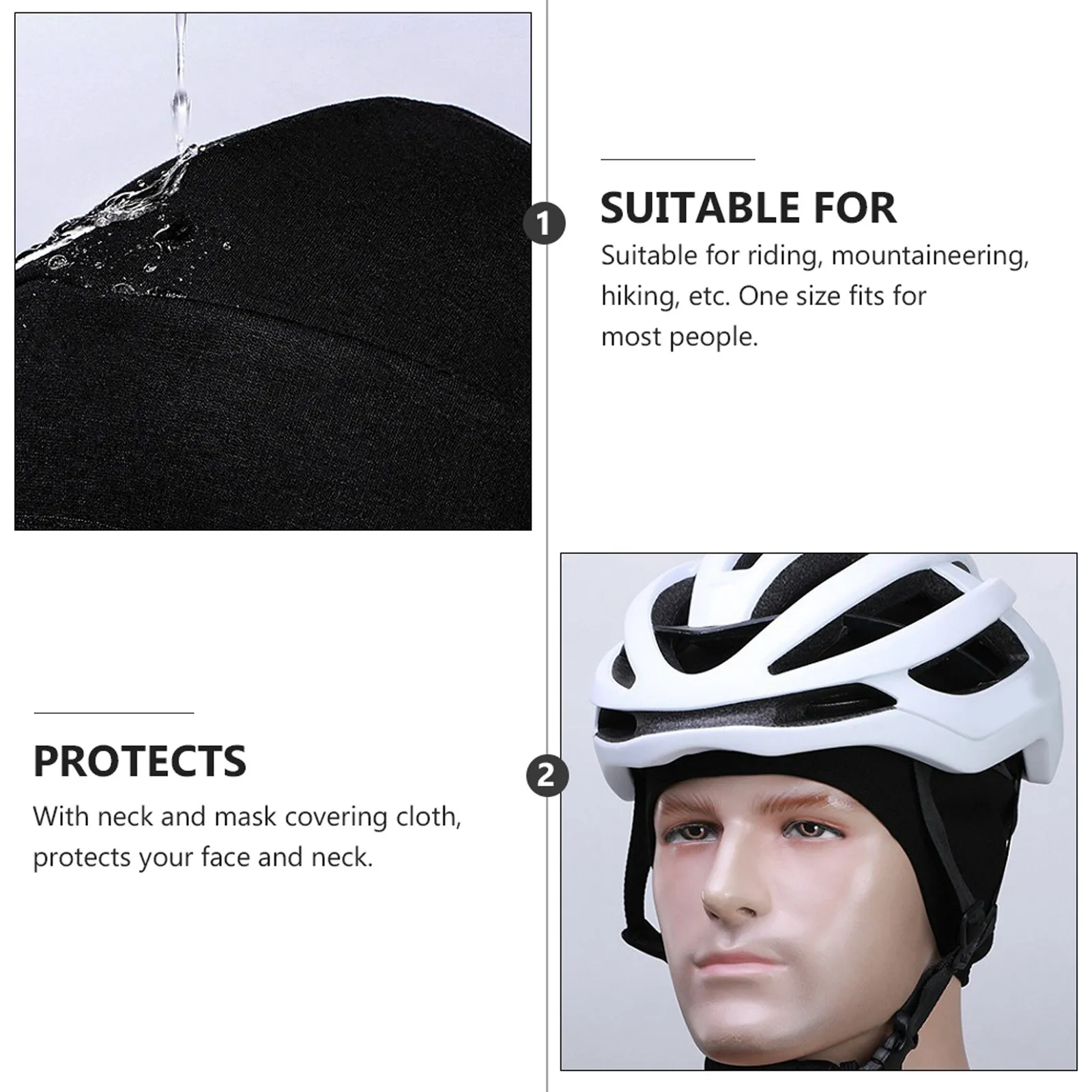 1Pcs Thermal Cycling Beanie Windproof Water-Resistant Anti-Splash Wool Fabric Under Cap for Bike and Outdoor
1Pcs Thermal Cycling Beanie Windproof Water-Resistant Anti-Splash Wool Fabric Under Cap for Bike and Outdoor