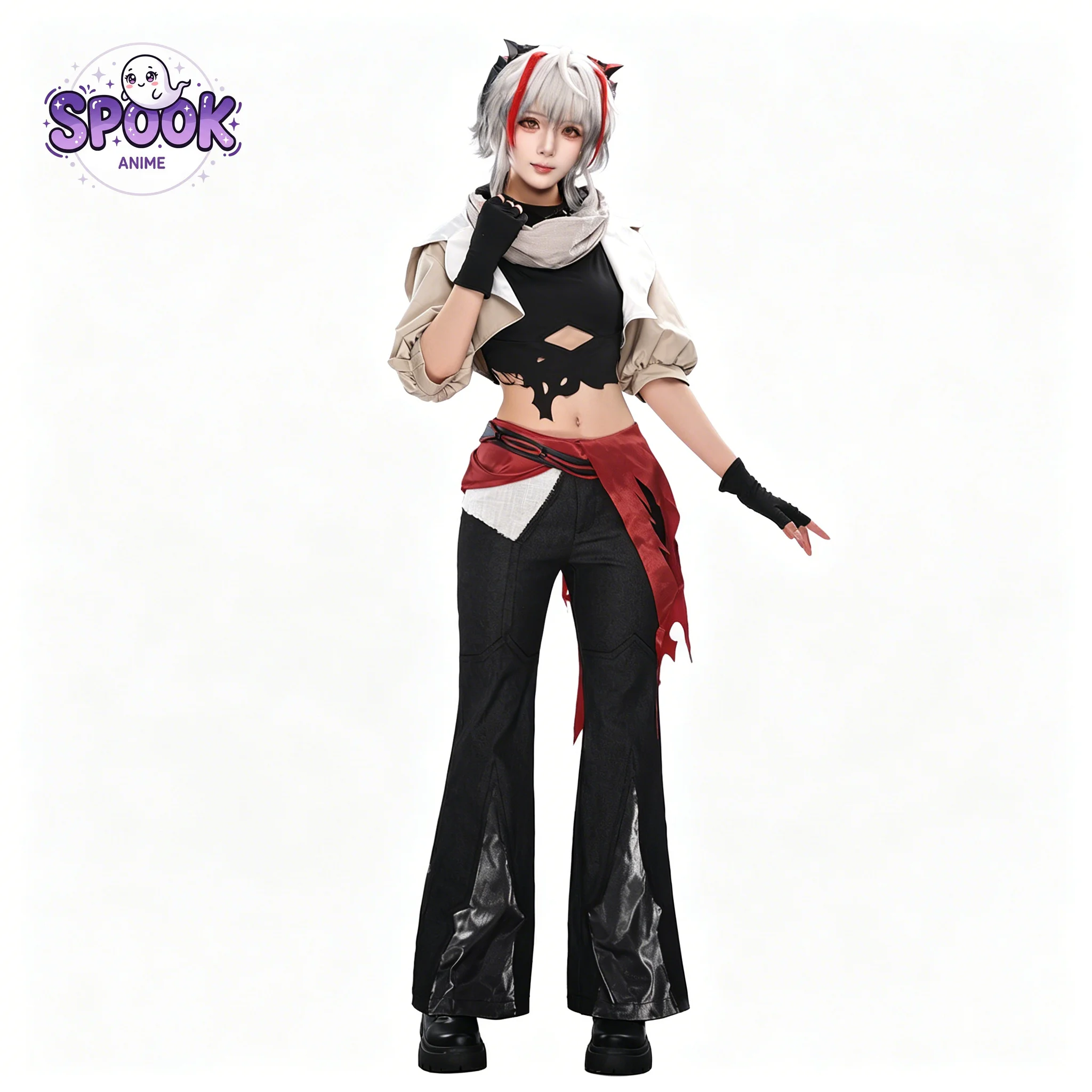 Cropped Jacket Wiš'adel Ambience Synesthesia The Mute Minimalist Arknights Cosplay Costume Full Set for Women Halloween Outfit
Cropped Jacket Wiš'adel Ambience Synesthesia The Mute Minimalist Arknights Cosplay Costume Full Set for Women Halloween Outfit
