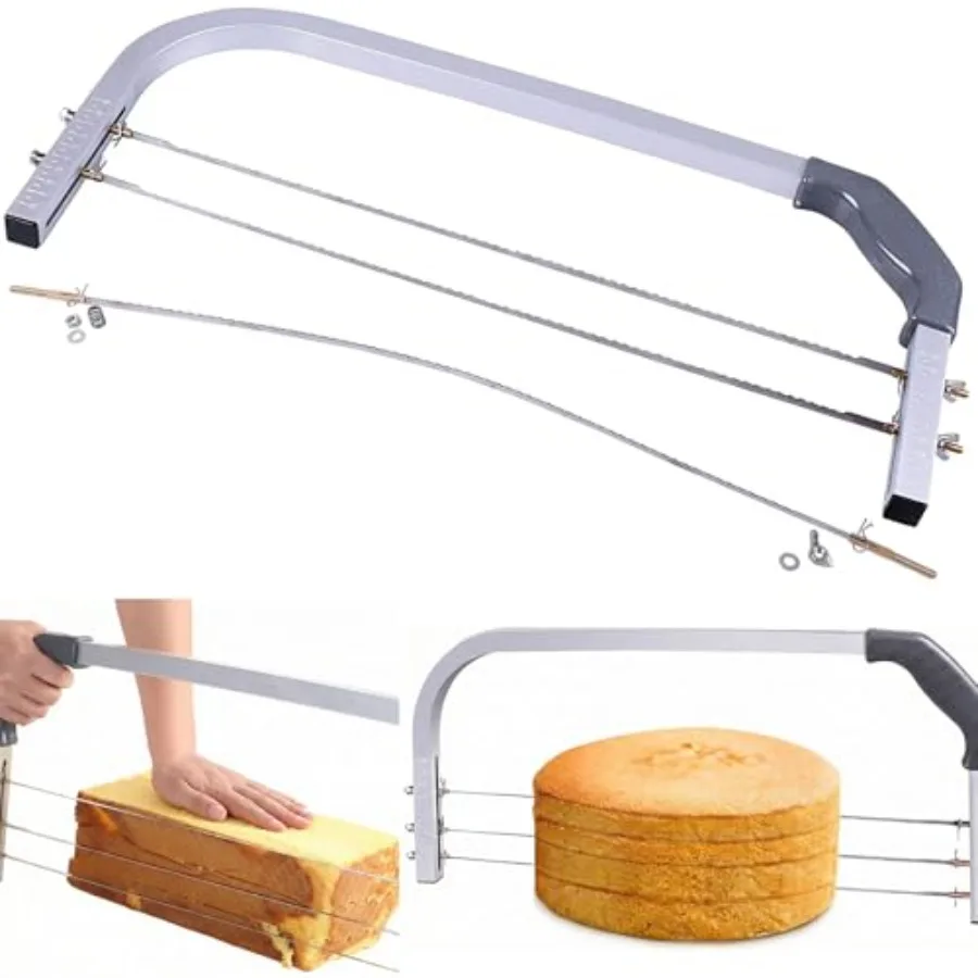 Professional Cake Cutter Slicer Leveler Commercial 4 Layers Adjustable Stainless Steel Cakes Slice Large Bread Cutter Toast Cut
Professional Cake Cutter Slicer Leveler Commercial 4 Layers Adjustable Stainless Steel Cakes Slice Large Bread Cutter Toast Cut