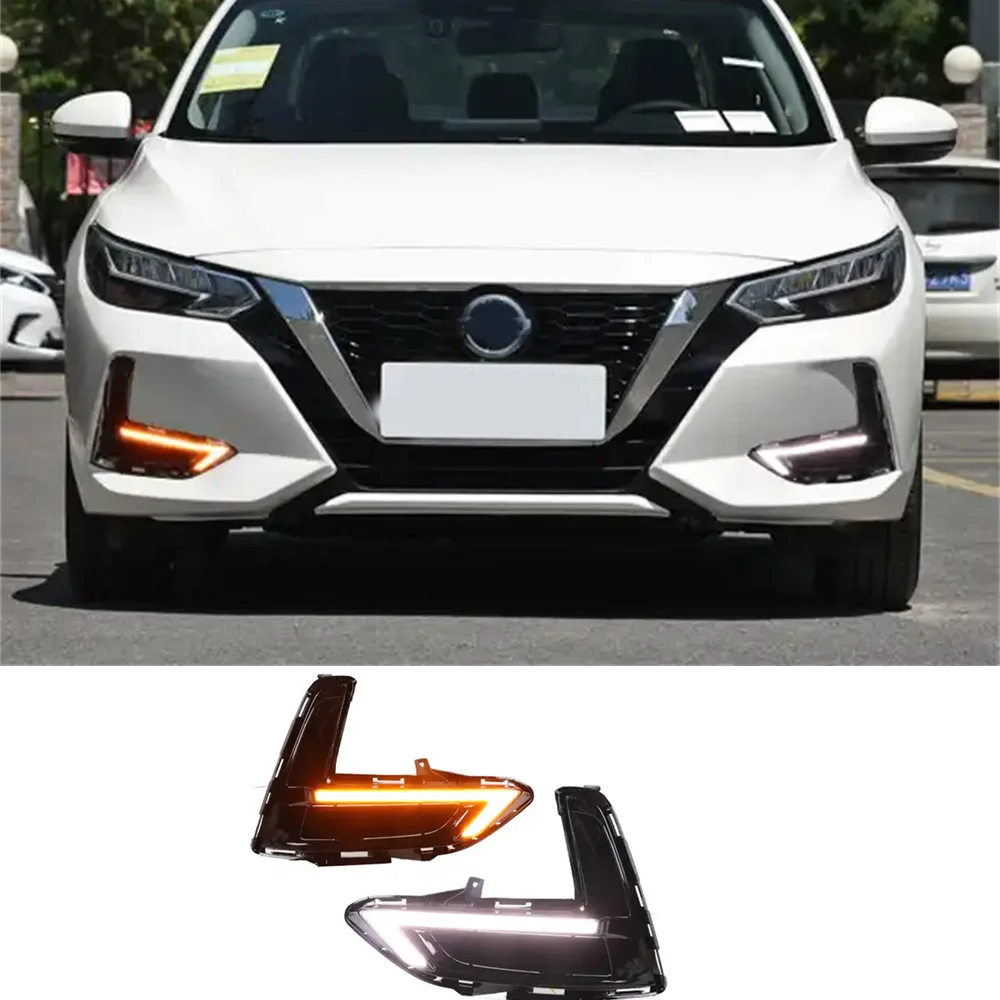 Auto Accessories Fog Lamp Led Daytime Running Light For Nissan Sentra Drl Turn Yellow Signal 2019 2020
Auto Accessories Fog Lamp Led Daytime Running Light For Nissan Sentra Drl Turn Yellow Signal 2019 2020