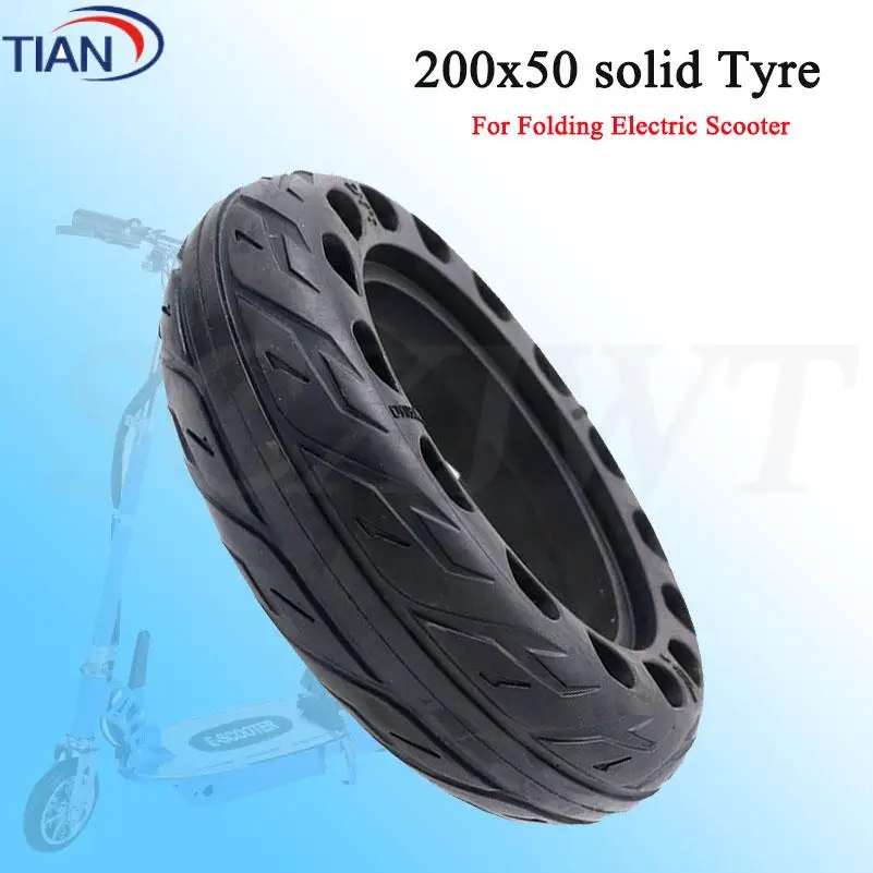 8 inch Non-Pneumatic Tyre for Folding Electric Scooter Scooter accessories New 200X50 solid Tyre
8 inch Non-Pneumatic Tyre for Folding Electric Scooter Scooter accessories New 200X50 solid Tyre