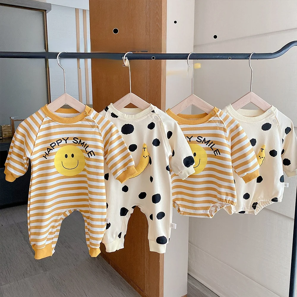 Infant Baby Clothes Long Sleeve Baby Striped Dot Printed Rompers Newborn jumpsuit Spring Autumn Kids Baby Girl Boy Bodysuit
Infant Baby Clothes Long Sleeve Baby Striped Dot Printed Rompers Newborn jumpsuit Spring Autumn Kids Baby Girl Boy Bodysuit