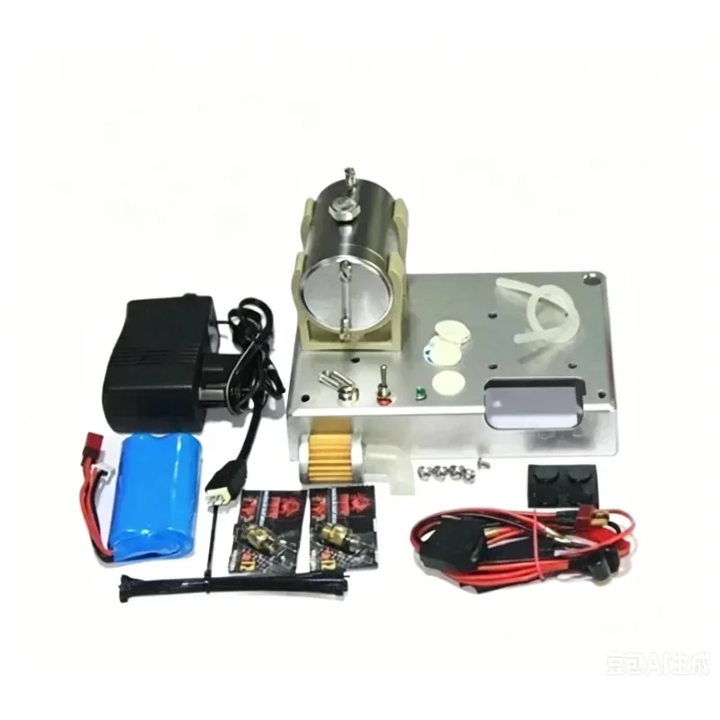 Dual Fuel Gas Engine Model Complete Kit with Motor Starter for DIY Experiment Toy
Dual Fuel Gas Engine Model Complete Kit with Motor Starter for DIY Experiment Toy