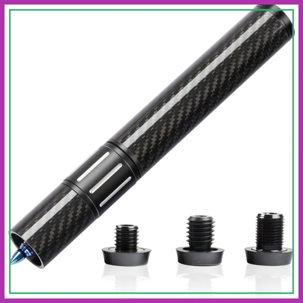 Carbon Fiber Pool Cue Extension with 3 Bumpers, Billiard Accessories for Pool Sticks
Carbon Fiber Pool Cue Extension with 3 Bumpers, Billiard Accessories for Pool Sticks