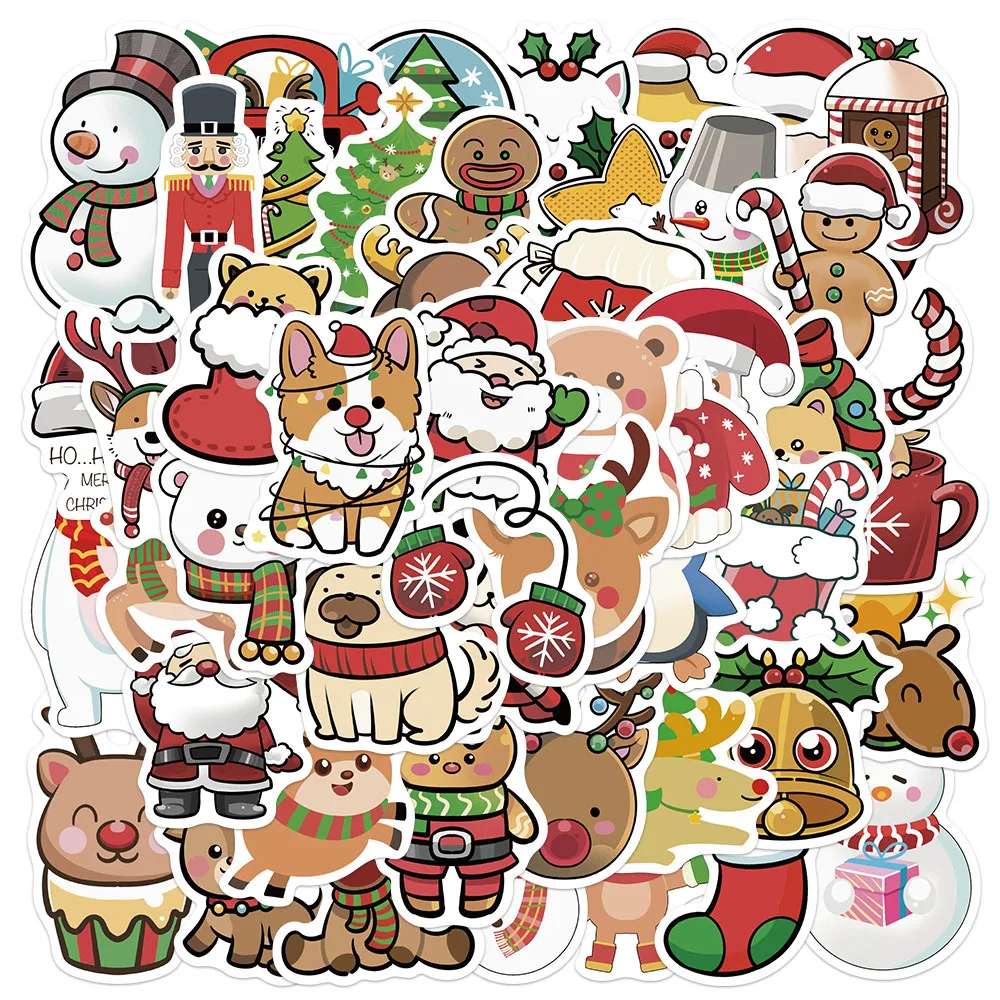 50PCS Christmas Cute Animal Graffiti Stickers Cartoon Funny Creative Decorative Phone Case Water Cup Scrapbook Laptop Decal Toy
50PCS Christmas Cute Animal Graffiti Stickers Cartoon Funny Creative Decorative Phone Case Water Cup Scrapbook Laptop Decal Toy