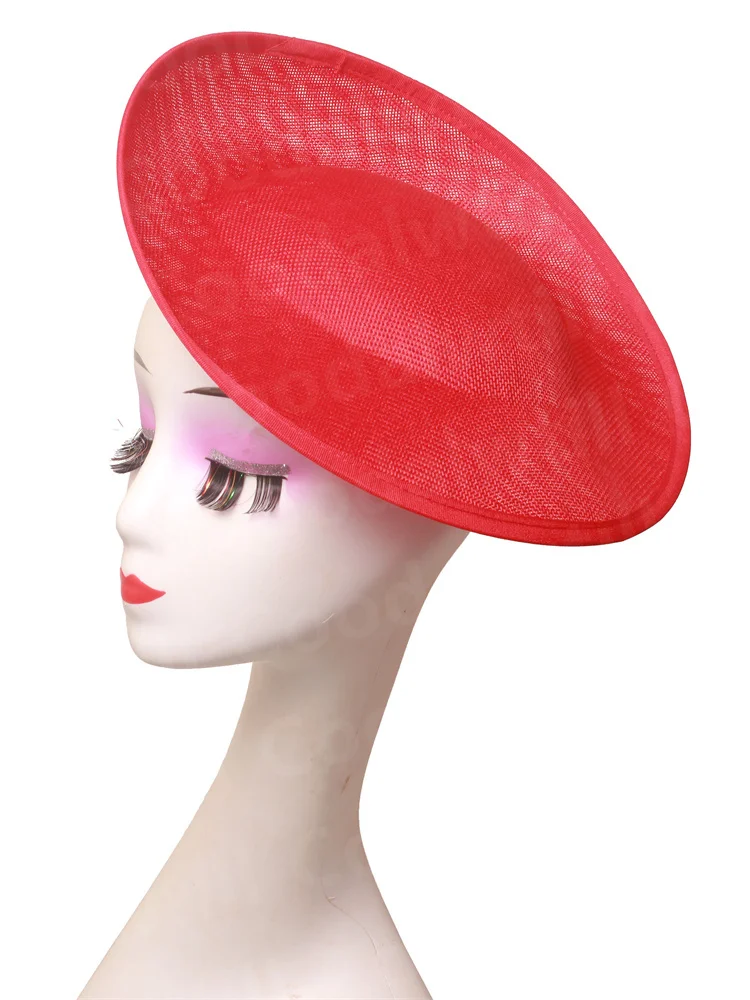 Red Fascinator Base 30CM Women Wedding Fasciantor Hats DIY Hair Accessories Bride Wedding Millinery Royal Ascot Fascinators
Red Fascinator Base 30CM Women Wedding Fasciantor Hats DIY Hair Accessories Bride Wedding Millinery Royal Ascot Fascinators