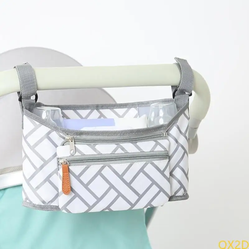 QX2D Baby Stroller Bag with Separate Pocket Mummy Bag Infant Cup Diaper Organizers
QX2D Baby Stroller Bag with Separate Pocket Mummy Bag Infant Cup Diaper Organizers