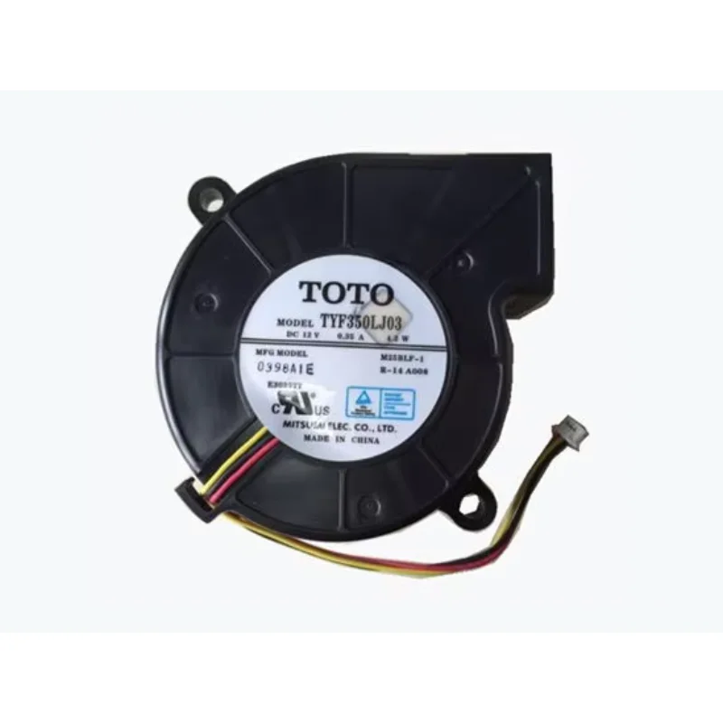 TOTO TYF350LJ03 DC 12 В 0,35 А 70x70x25 мм 3-проводной охлаждающий вентилятор для сервера
TOTO TYF350LJ03 DC 12 В 0,35 А 70x70x25 мм 3-проводной охлаждающий вентилятор для сервера