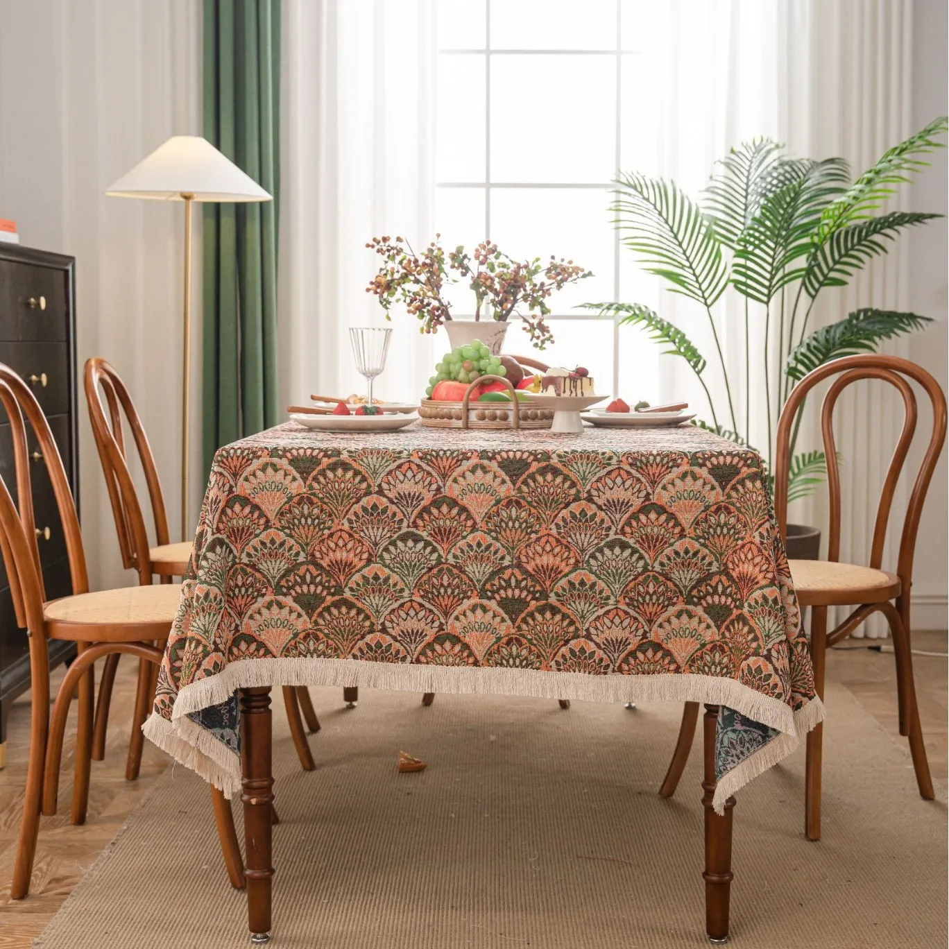 Cotton Linen Tablecloth for Rectangle Tables, Wrinkle Free Washable Table Cloth Dining Table Cover for Kitchen and Outdoor Use
Cotton Linen Tablecloth for Rectangle Tables, Wrinkle Free Washable Table Cloth Dining Table Cover for Kitchen and Outdoor Use