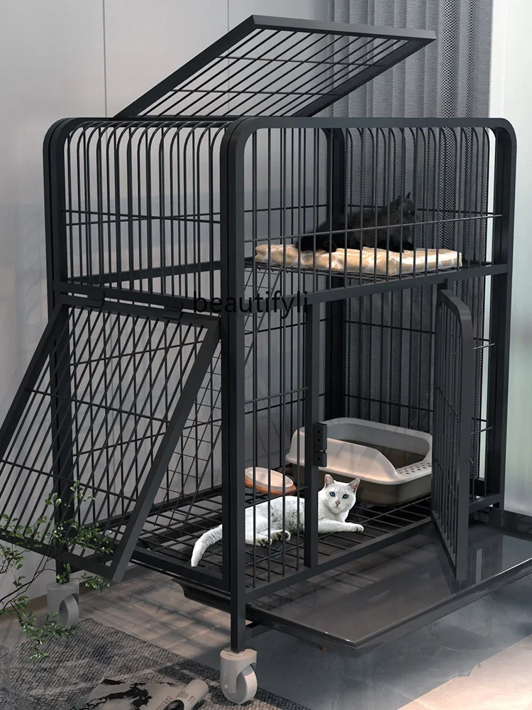 LBX Клетка для кошек Вилла Супер большое свободное пространство Домашняя клетка для кошек Двухслойная с туалетом Cat Cat Cat Cat 
LBX Клетка для кошек Вилла Супер большое свободное пространство Домашняя клетка для кошек Двухслойная с туалетом Cat Cat Cat Cat