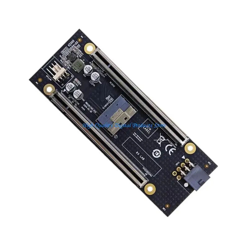 U2JE PCIe .0 Adapter Card 8/x16 Slot Into Two For NVMe 10GbE Card
U2JE PCIe .0 Adapter Card 8/x16 Slot Into Two For NVMe 10GbE Card