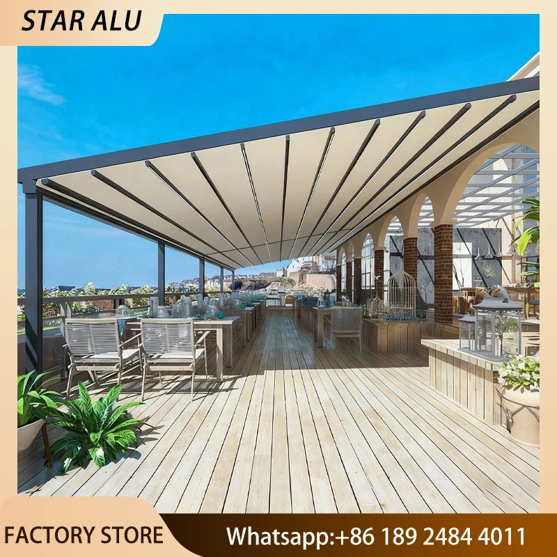 Electric Retractable Awning Motorized Folding Canopy Patio Restaurant Balcony Waterproof Sun Shade Remote Control Aluminum Frame
Electric Retractable Awning Motorized Folding Canopy Patio Restaurant Balcony Waterproof Sun Shade Remote Control Aluminum Frame