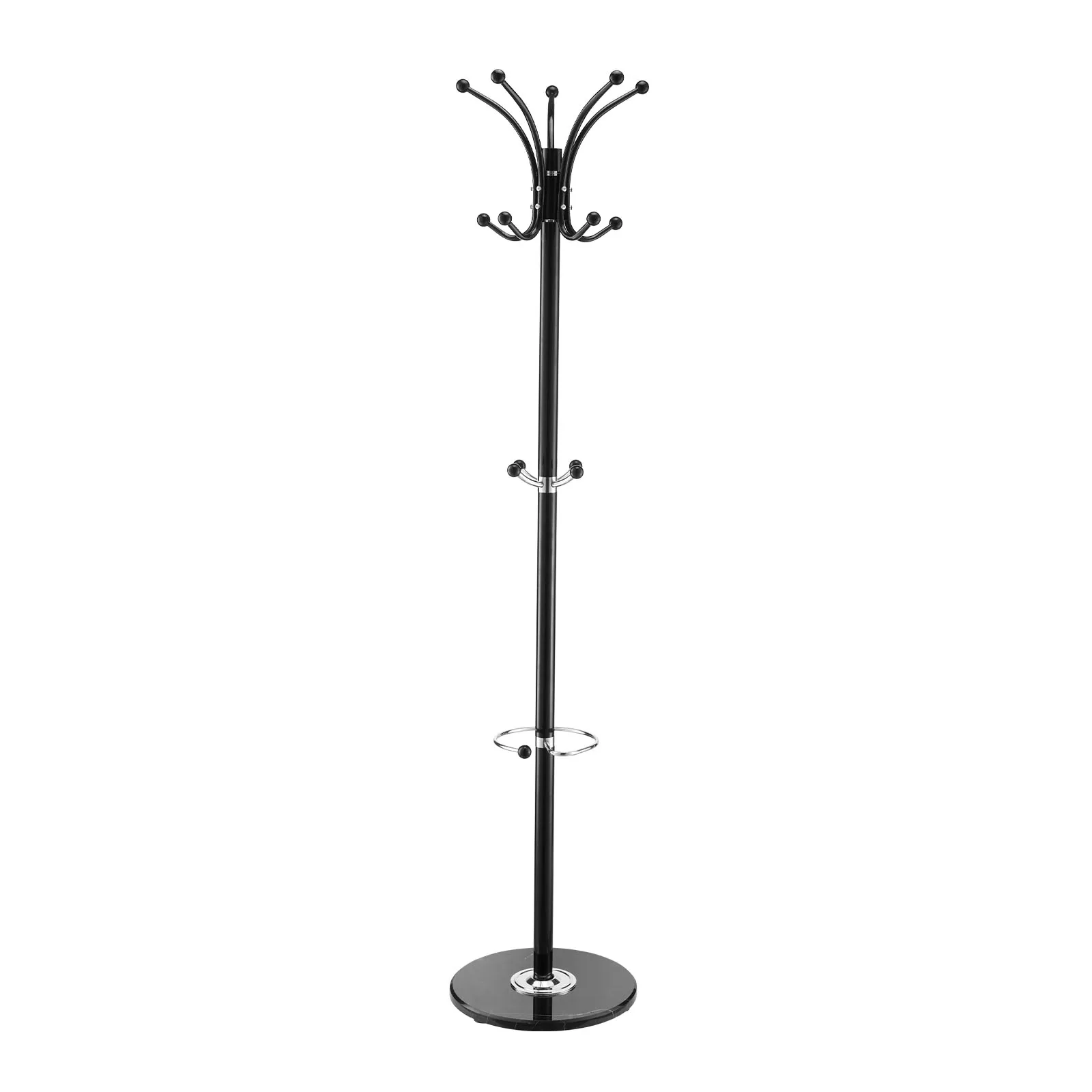 Freestanding Metal Coat Rack with Umbrella Holder, Sturdy Marble Base & 14 Hooks, Coat Tree for Entryway, Bedroom, Living Room,
Freestanding Metal Coat Rack with Umbrella Holder, Sturdy Marble Base & 14 Hooks, Coat Tree for Entryway, Bedroom, Living Room,